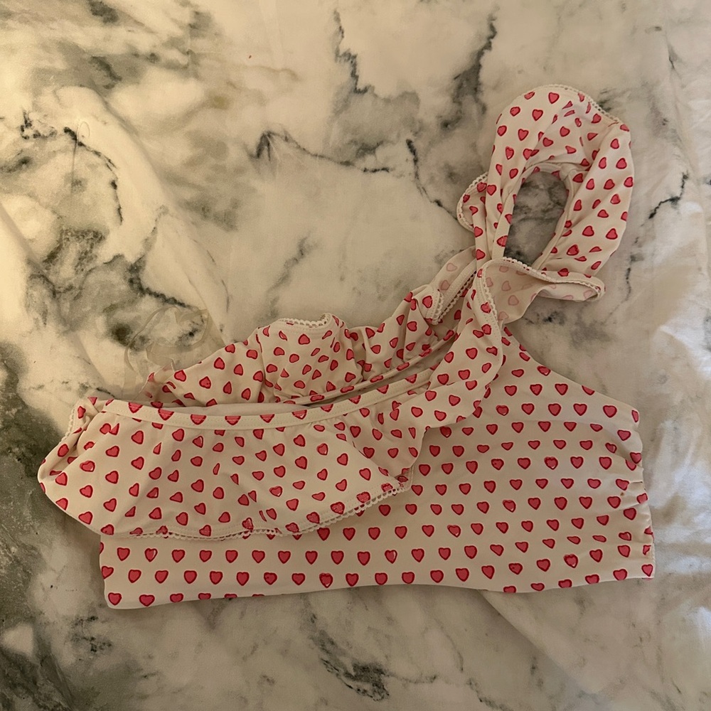 Roller Rabbit Pink Heart Bikini Top